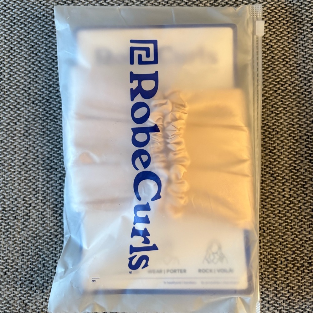 🎀NWT RobeCurls Heatless Curling Headband - Cream - Picture 3 of 4